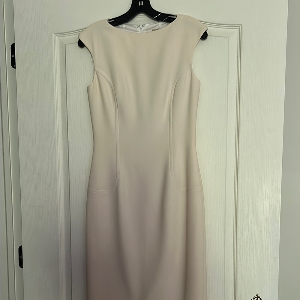 Michael Kors Ivory Sleeveless Dress